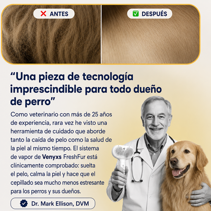 Venyxs FreshFur El baño rápido sin estrés para perros y gatos